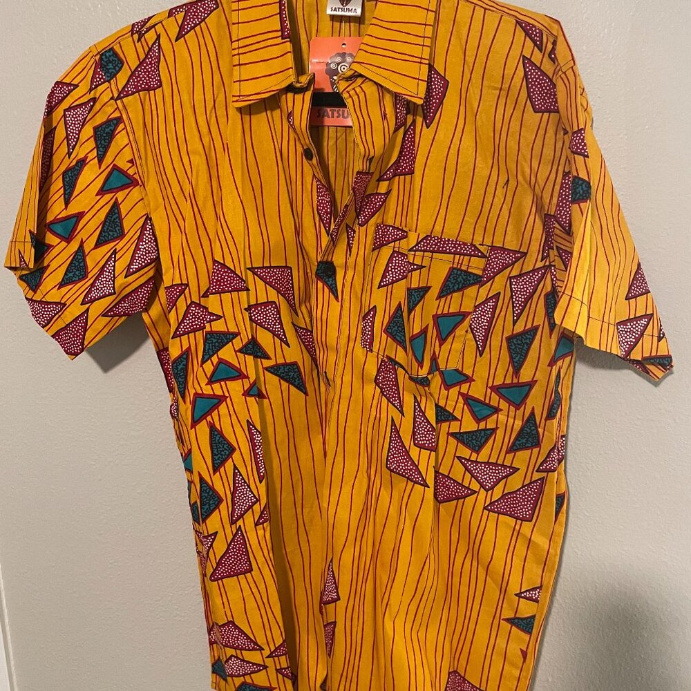 Traditional African Button Down Shirt